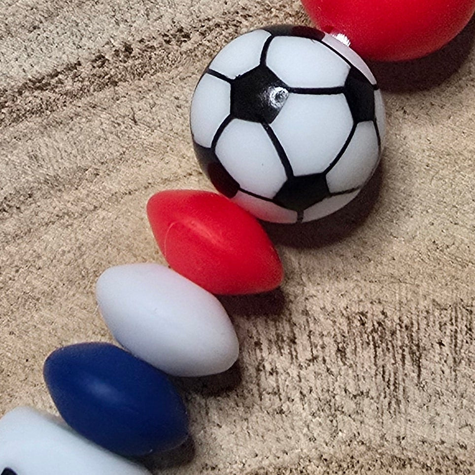 Attache-tétine personnalisée Modèle Foot - France