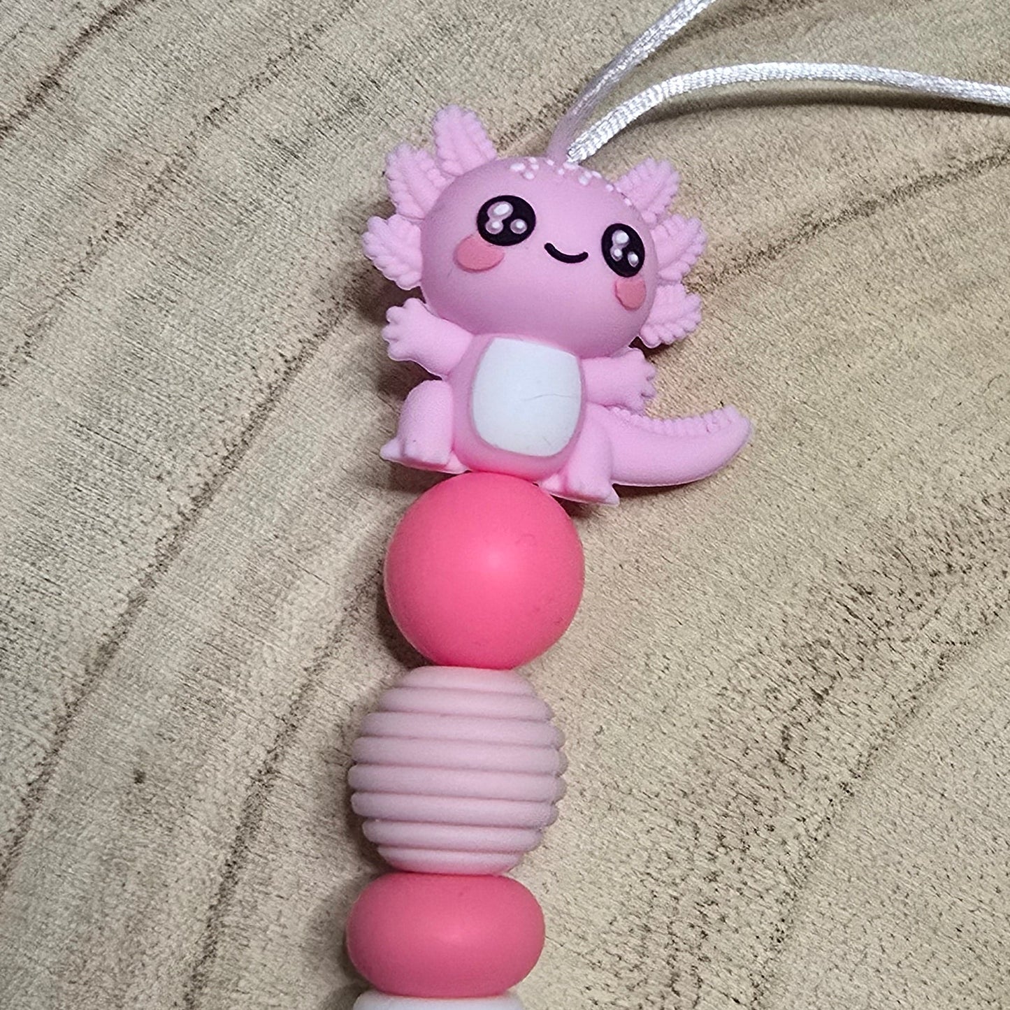 Attache-tétine personnalisée Modèle Naya Axolotl