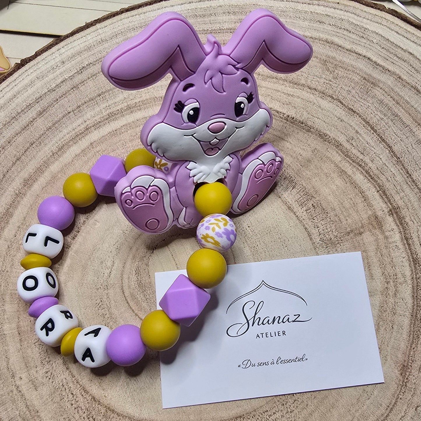 Anneau de dentition Lora Lapin champêtre