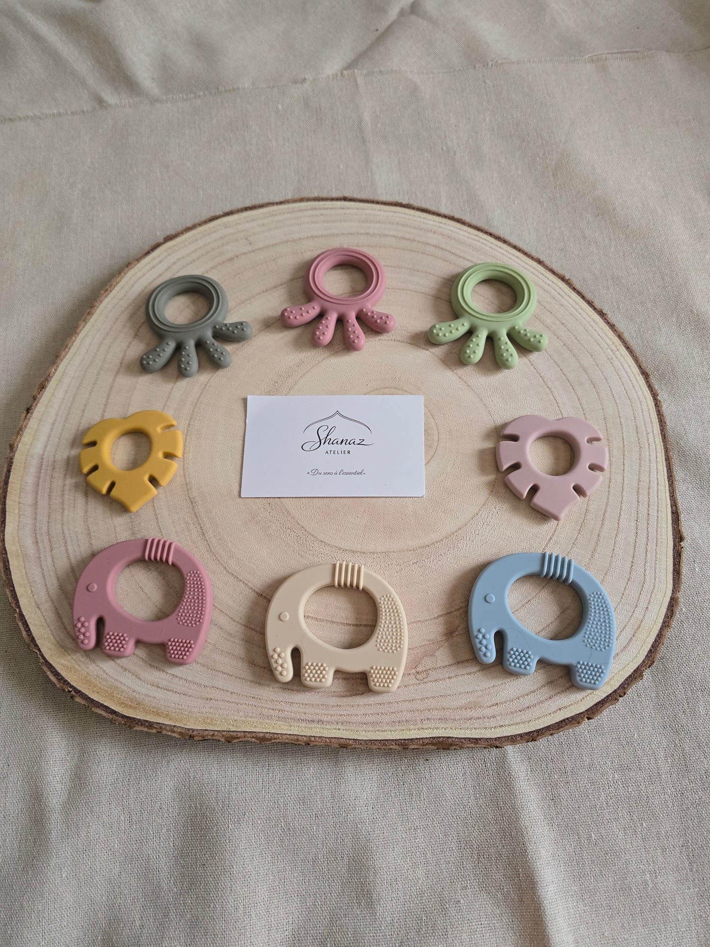 Anneau de dentition Muaz Petit éléphant