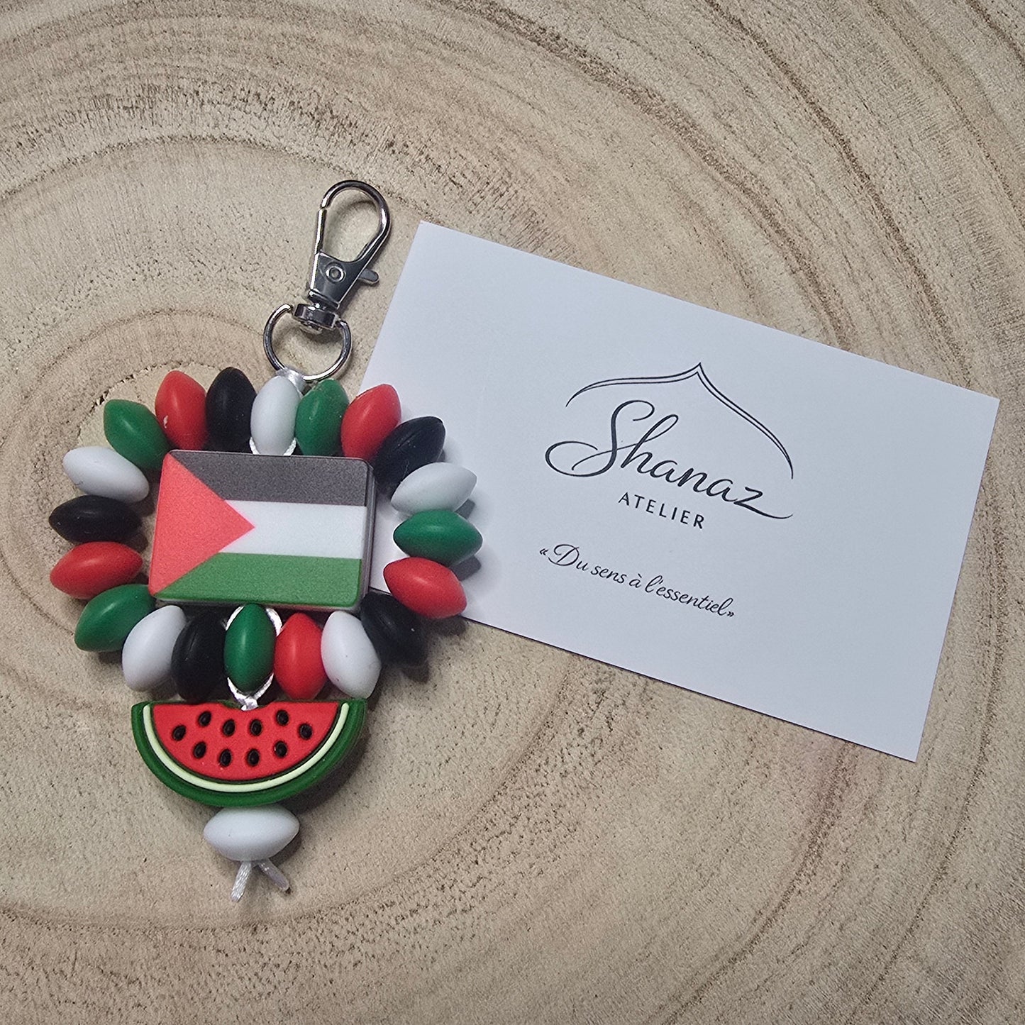 Porte-clés médaillon Palestine